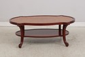 L74278: Gorgeous Burl Wood 2 Tier Coffee Table