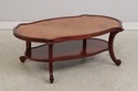 L74278: Gorgeous Burl Wood 2 Tier Coffee Table
