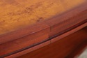 L74278: Gorgeous Burl Wood 2 Tier Coffee Table