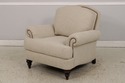 74282: ETHAN ALLEN Upholstered Club Chair & Ottoma