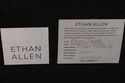 74282: ETHAN ALLEN Upholstered Club Chair & Ottoma