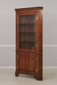 74290: HENKEL HARRIS Walnut Tall Corner Cabinet