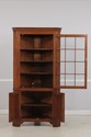 74290: HENKEL HARRIS Walnut Tall Corner Cabinet