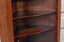 74290: HENKEL HARRIS Walnut Tall Corner Cabinet