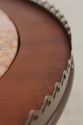L74293: Vintage French Mahogany Pedestal Table w. 