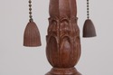 LF74295: QUOIZEL Tiffany Greek Key Leaded Glass Ta