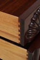 L74310: KINDEL Mahogany Block Front Goddard Chest 