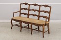 L74325: Country French Triple Back Rush Seat Sette