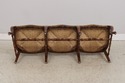 L74325: Country French Triple Back Rush Seat Sette