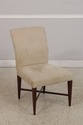 74329: Set of 10 BAKER Suede Dining Chairs