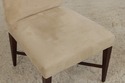 74329: Set of 10 BAKER Suede Dining Chairs