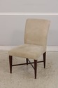 74329: Set of 10 BAKER Suede Dining Chairs