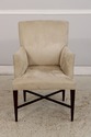 74329: Set of 10 BAKER Suede Dining Chairs