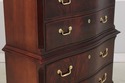 74354: THOMASVILLE Flame Mahogany Bow Front Chest 