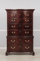 74354: THOMASVILLE Flame Mahogany Bow Front Chest 