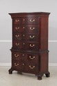 74354: THOMASVILLE Flame Mahogany Bow Front Chest 