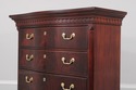 74354: THOMASVILLE Flame Mahogany Bow Front Chest 
