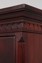 74354: THOMASVILLE Flame Mahogany Bow Front Chest 