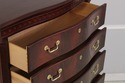 74354: THOMASVILLE Flame Mahogany Bow Front Chest 