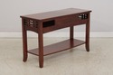 74365: Arts & Crafts 2 Tier 1 Drawer Cherry Sofa T