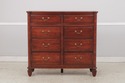 74383: DURHAM Cherry 8 Drawer Dressing Chest