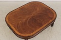 74387: HENREDON Regency Mahogany Inlaid Coffee Tab