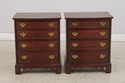 74389: Pair of GORDONS Mahogany 4 Drawer Chests Ni