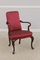 L74391: Pair Of Antique Mahogany Open Arm Chairs -