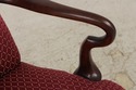 L74391: Pair Of Antique Mahogany Open Arm Chairs -