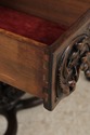 L74392: Antique Walnut Carved Tall China Cabinet