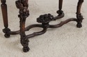 L74392: Antique Walnut Carved Tall China Cabinet