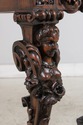 L74392: Antique Walnut Carved Tall China Cabinet