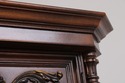 L74393: Antique Carved Walnut Baroque Style Liquor