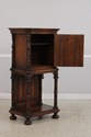 L74393: Antique Carved Walnut Baroque Style Liquor