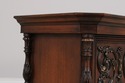 L74393: Antique Carved Walnut Baroque Style Liquor