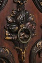 L74393: Antique Carved Walnut Baroque Style Liquor