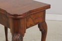 F74421: Vintage Burlwood English George II Game Ta