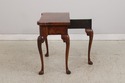 F74421: Vintage Burlwood English George II Game Ta
