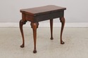 F74421: Vintage Burlwood English George II Game Ta