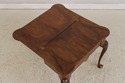 F74421: Vintage Burlwood English George II Game Ta