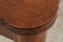 F74421: Vintage Burlwood English George II Game Ta