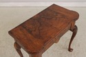 F74421: Vintage Burlwood English George II Game Ta