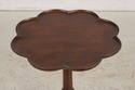 74426: BIGGS Scallop Tilt Top Mahogany Candle Stan