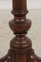 74426: BIGGS Scallop Tilt Top Mahogany Candle Stan