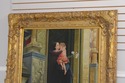 F74432: Large Framed Oil Painting On Canvas - Woma