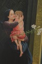 F74432: Large Framed Oil Painting On Canvas - Woma