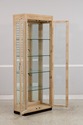 74434: DREXEL HERITAGE Burl Ash Campaign Curio Cab