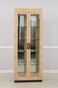 74435: Burl Ash Campaign Curio Cabinet by DREXEL H