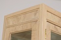 74435: Burl Ash Campaign Curio Cabinet by DREXEL H