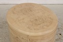 74437: Pair Of DREXEL HERITAGE Burl Ash Oval End T